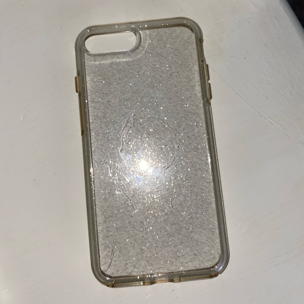 Sparkly iPhone 8 Plus Otterbox phone case